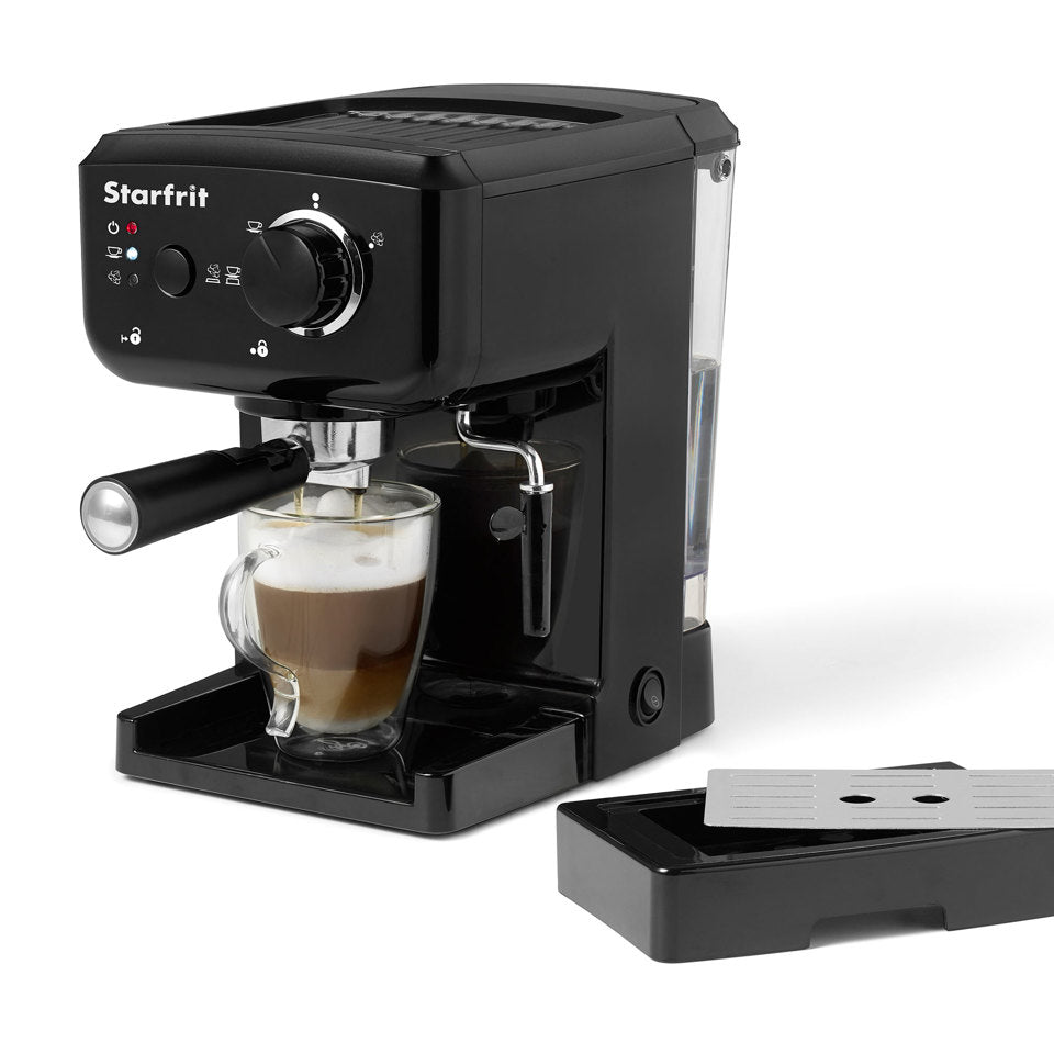 Cafetera eléctrica para espresso y capuchino